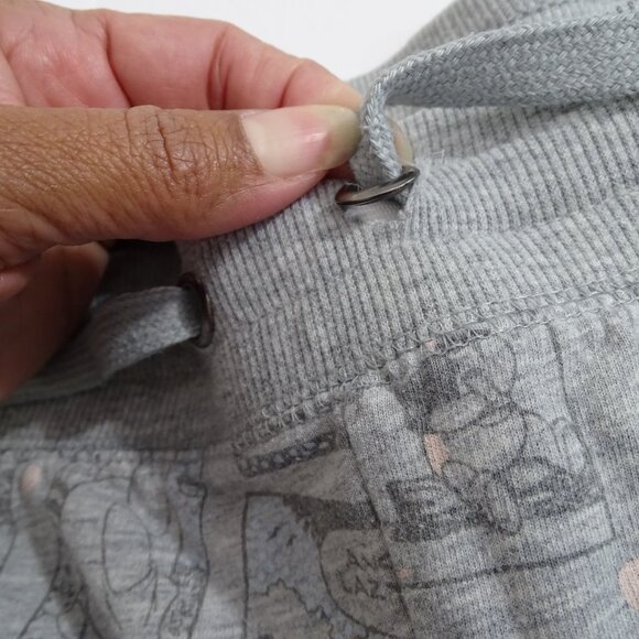 Disney Winnie The Pooh Pajama Lounge Pants Women Size L 12 14 Heather Grey FLAW - Picture 14 of 14